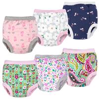 BIG ELEPHANT Baby Girls Pack Potty Training Underwear, Padded 6 12