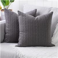 YAERTUN Pack of Super Soft Decorative Throw Pillow 2 Patterned,20 x 20