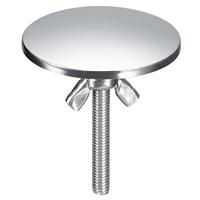 sourcing map Piece Kitchen Sink Hole Covers, Zinc Alloy Faucet Hole 1