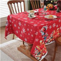 meioro Christmas Day Tablecloth, Xams Protection(Snowman,150x180cm)