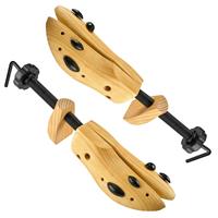 Professional Wooden Shoe Stretcher, Wooden Shoe 2-Way Deluxe Large, 1