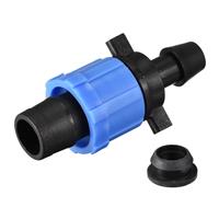 sourcing map Drip Irrigation Tubing Coupling Locking 16mm Blue 20