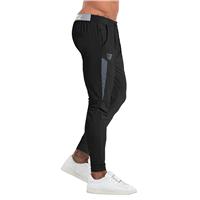 ZENWILL Mens Gym Joggers Pants, Lightweight Running Pockets(S,Black)
