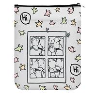 KUIYAI Hi Hi Leaves Book Sleeve Book Lover Gift Book Protector Gift
