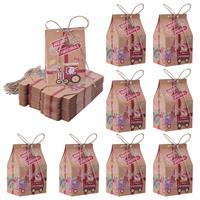 Coolty Christmas Party Gift House 50pcs Boxes, Boxes Xmas Boxes Xmas
