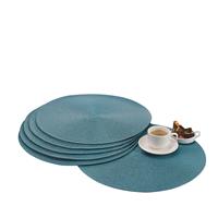 Zero Placemat - Set of - Outdoor and Indoor Placemats, Blue 6, 38 cm