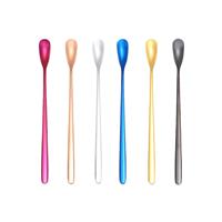 Hamans Rainbow Spoon, Set, Stainless Steel 6-Piece 304 Mixing Small