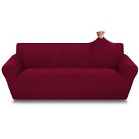 Aisprts Sofa Cover Seater High Stretch Sofa 4 1-Piece Red, 4