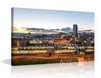 Pieces Wall Art Sheffield Skyline Pictures Prints on 1 (24 x 16