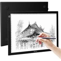 RTjoy LED Light Pad, USB Drawing Board, A4 Powered Box (Green)