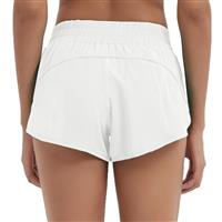 Husnainna Women's Athletic Shorts High Waisted 2.5 H021-White-C8M