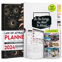 Law of Attraction Planner - Dated Planner, Hourly 2024 2024 Box