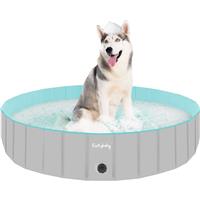 furrybaby Dog Pool, Durable Dog Paddling Pool with Extra Large 160cm)