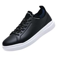 Wryweir Mens Lace-Up Casual Shoes Lightweight Flat Walking 7 Black