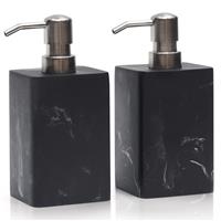 Suanti Hand 2pcs Countertop,Black Texture Sink,Refillable-445ml/15