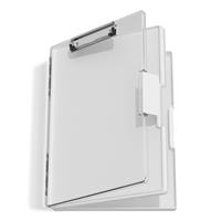Hnogri Clipboard with Storage, Folder Nursing Box, Supplies(White)