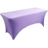 Skyour Stretch Table Cover Spandex 4ft/5ft/6ft/8ft 4FT: 48x24x30in)