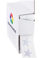ChromaLabel inch) Colour-Code Star Stickers, 19mm (3/4 1000 Box, Gold
