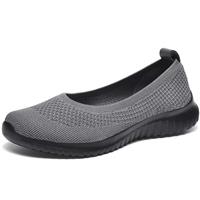 konhill Women Trainers Casual Shoes - Breathable Walking 4UK Black