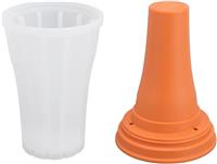 Slushy Maker Cup Make Ice Squeeze DIY Quick Frozen 150ml Family(White)