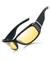LVIOE Polarized Night Driving for Women Anti Glasses Yellow Glasses