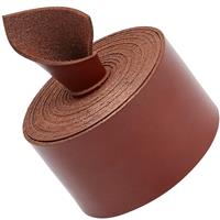 GORGECRAFT Flat Leather Cord Imitation 2m x 37.5mm 1.2mm Making