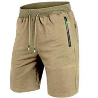 Mens Shorts Summer Gym Sports Cotton with Zip Pockets ZOXOZ