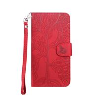 Annuo Card Holder Phone Case for Galaxy S8(5.8") Galaxy S8(5.8") Red