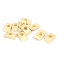 Sourcingmap Hole Dia Furniture Connector Half Moon Nuts 8mm 10PCS