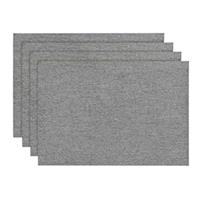 Artoid Mode Light Grey Placemats Set of Seasonal Fall 4, 30x45 cm
