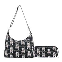 Signare Tapestry Slouch Shoulder Bag for Women with Matching Storage