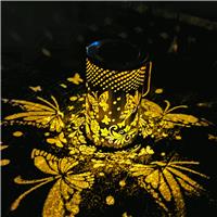 Neioaas Butterfly Solar Outdoor Lantern,Solar Garden (Large,Black)