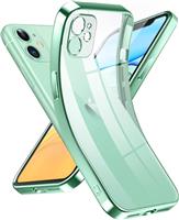 Supdeal Crystal Clear Case for iPhone 11, Yellow] 6.1 LightGreen