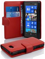 cadorabo Book Case works with Nokia Lumia in 820 Structured Faux