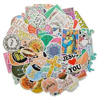 Bible Theme Stickers Pack, Jesus God Vinyl Stickers for AXEN 100PCS