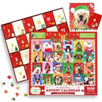 Christmas Advent Calendar - Dogs Jigsaw Puzzle for Xmas 1008 24