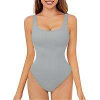 ZAIQUN Tank Shapewear Bodysuit for Women Tummy Control Seamless