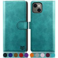 SUANPOT for iPhone Mini inch case with 13 5.4 [Credit Blocking],PU 13