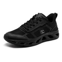 HOBIBEAR Mens Running Shoes Slip on Sneaker Athletic Black Size10.5