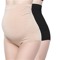 Hedywei Maternity Knickers,Women Pregnant Panties High Seamless Black