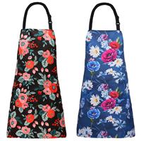 Pack Waterproof Adjustable Bib Apron Long Ties XIEJINJIA 2 Cooking