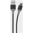 STRKELINE4' Charge & Sync USB-C to USB-A Cable, Black