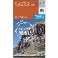 Explorer Active 317 Ballantrae, Barr & Barrhill Map With Digital Version, Orange