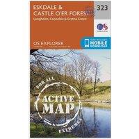 Explorer Active 323 Eskdale & Castle O'er Forest Map With Digital Version, Orange