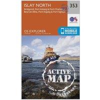 Explorer Active 353 Islay North Map With Digital Version, Orange