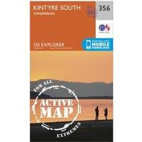 Explorer Active 356 Kintyre South Campeltown Map With Digital Version, Orange