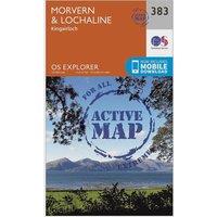 Explorer Active 383 Morvern & Lochaline Map With Digital Version, Orange
