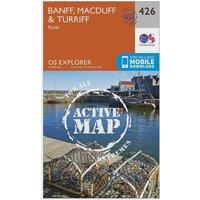 Explorer Active 426 Banff, Macduff & Turriff Map With Digital Version, Orange