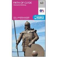 Landranger 63 Firth of Clyde, Greenock & Rothesay Map With Digital Version, Pink