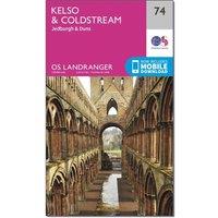 Landranger 74 Kelso & Coldstream Map, Pink